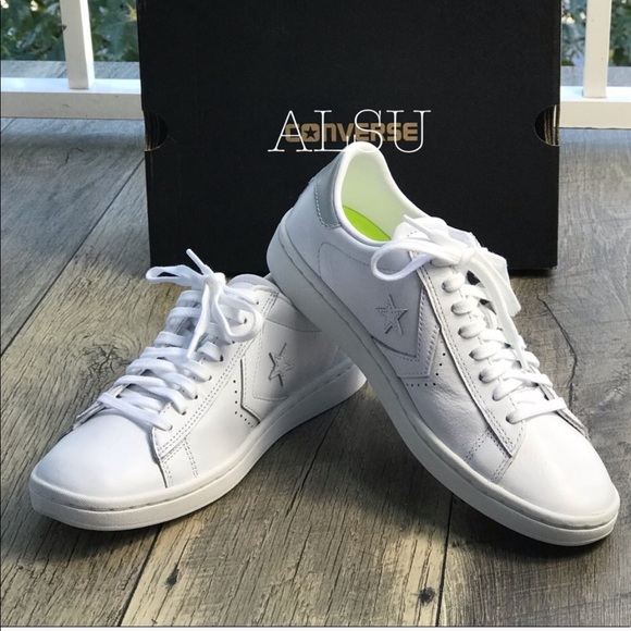 NWT Converse PL LP OX White Silver WMNS AUTHENTIC - Picture 5 of 7